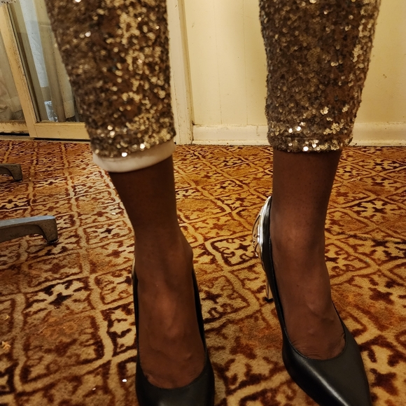 PETITE Bebe sleeveless sequin jumpsuit - Picture 5 of 5